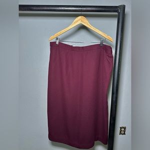 Maroon Skirt